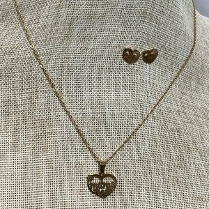 Set MAMÁ with earrings